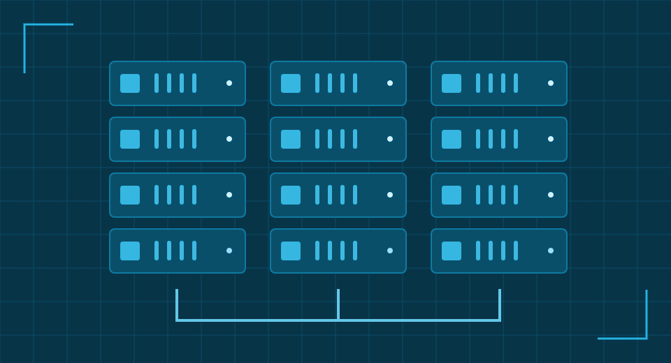 Hosting infrastructure concept; not a client case study