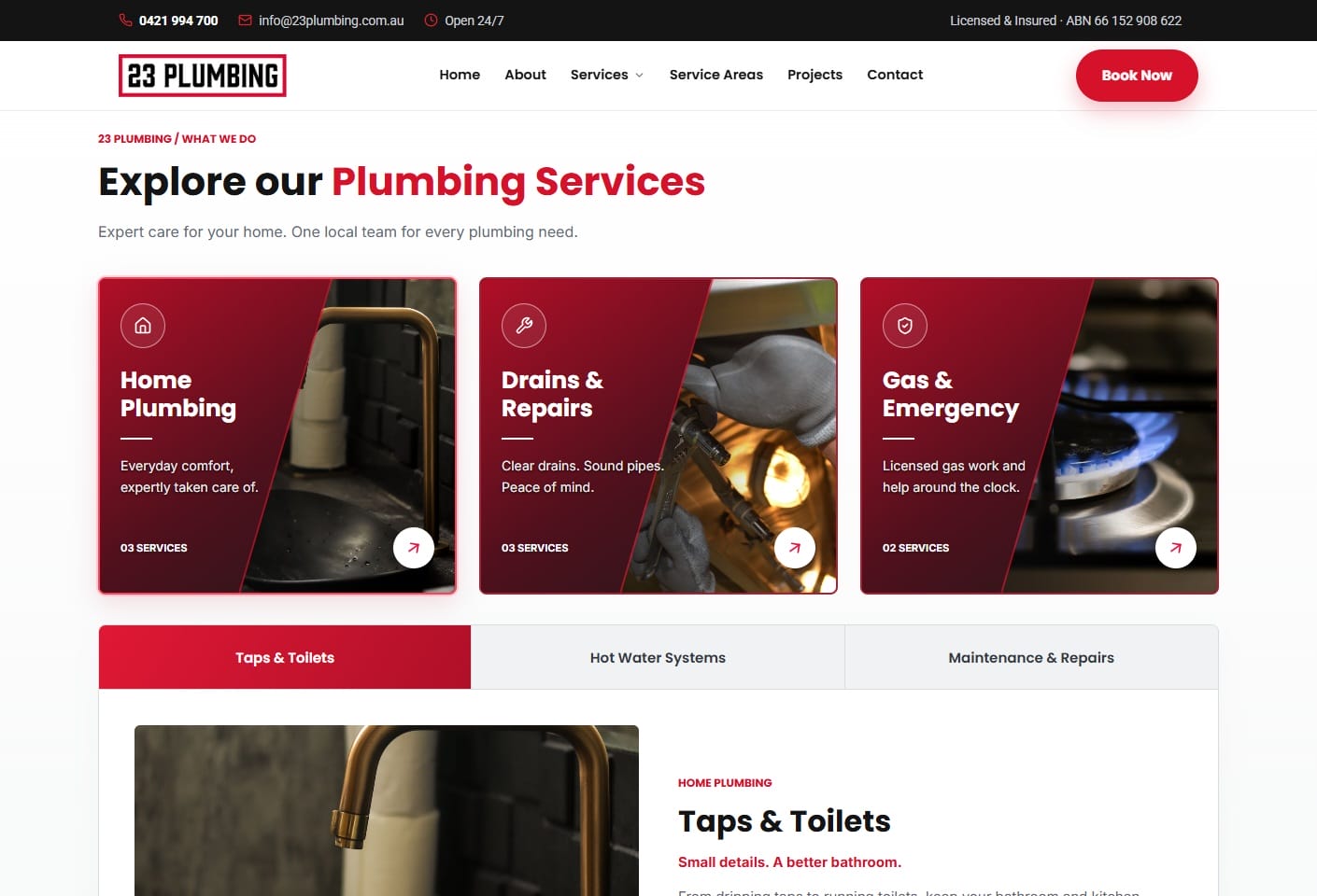 23 Plumbing - Explore our Plumbing Services